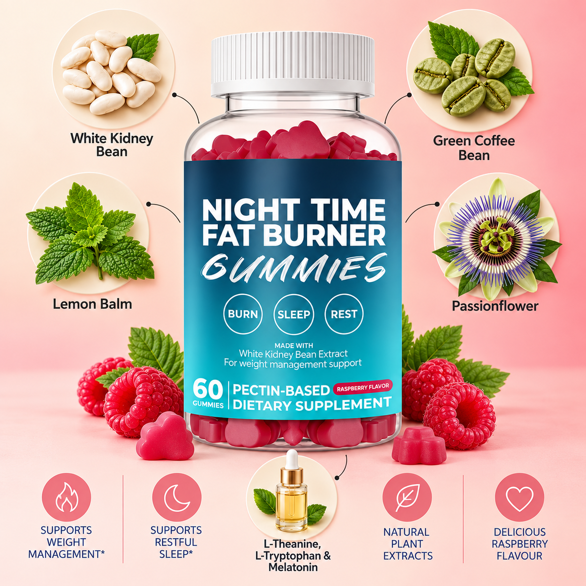 Night Time Fat Burner Gummies